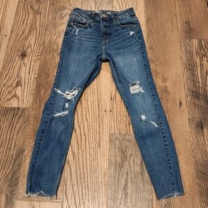 Old Navy Super Skinny ROCKSTAR Blue Jeans Size 0